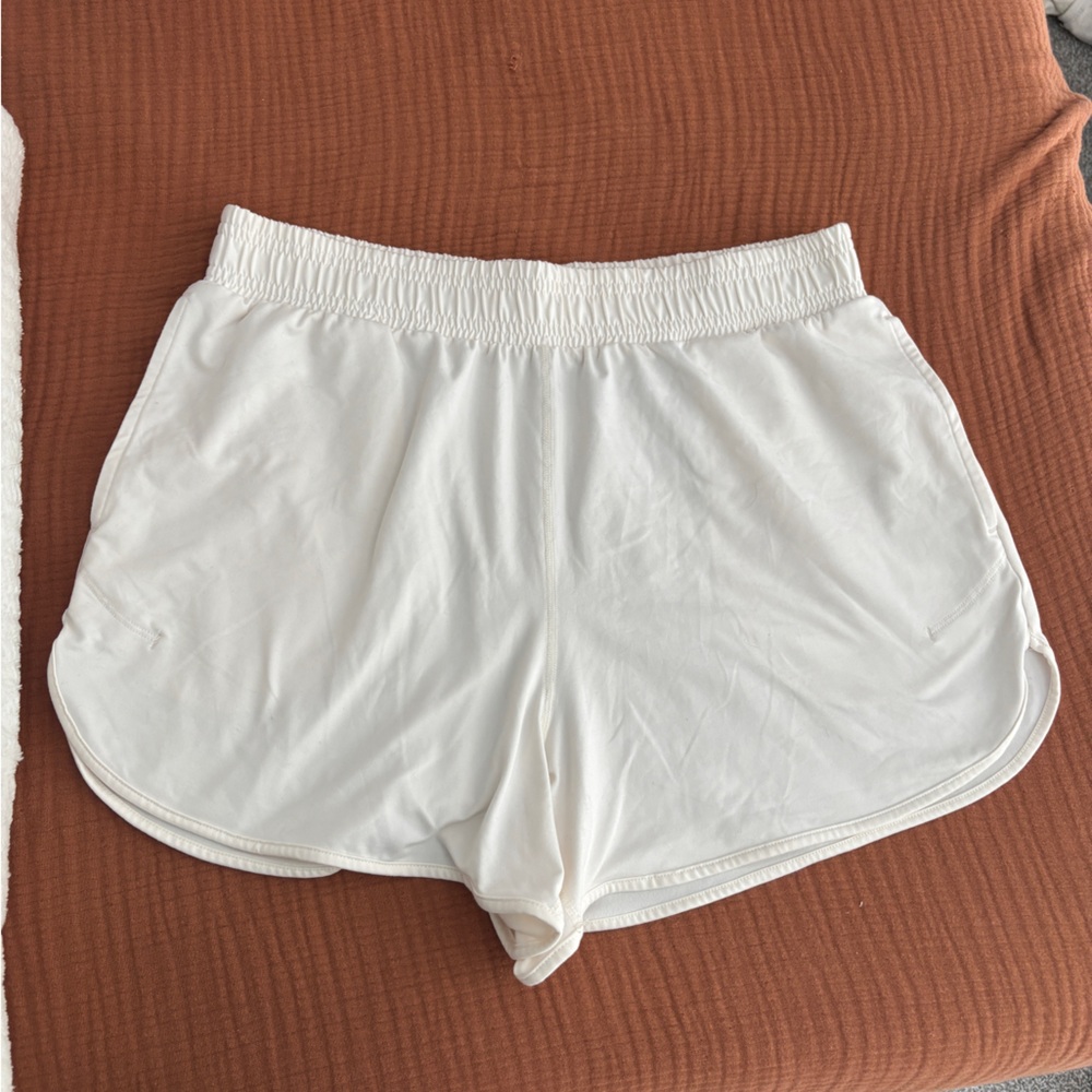 All in Motion White Athletic Short